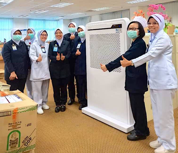 MayAir Covid-19 Donation Sg Buloh Hospital