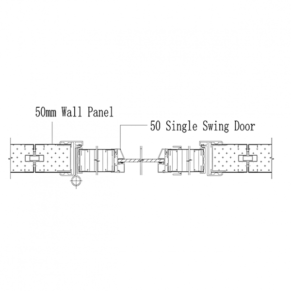 C50 CAULKING WALL PANEL SYSTEM Door & Panel Joint