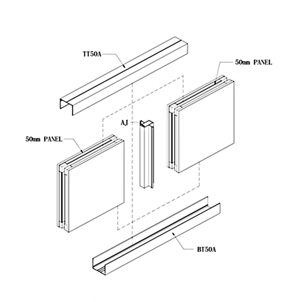 C50 CAULKING WALL PANEL SYSTEM MayAir Malaysia