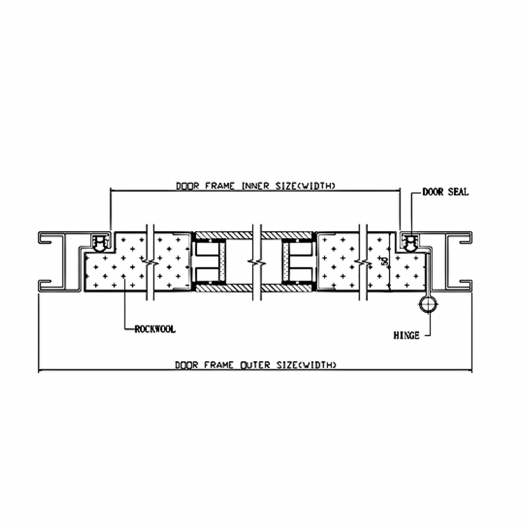 Type Dl2 Semi Air Tight Door - Pharmaceutical 