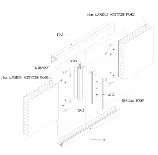 SS2000 STUD WALL PANEL SYSTEM detail drawing